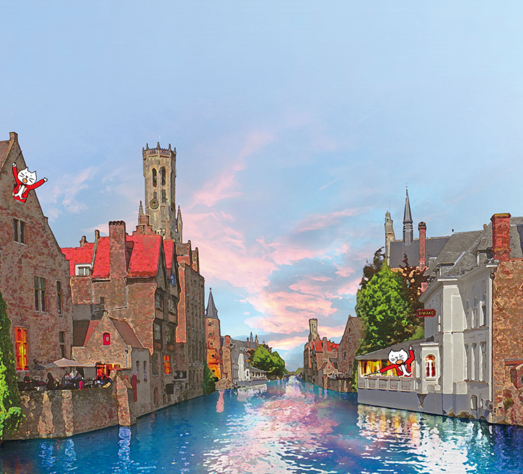 ウィーングラーベン通りのイラスト